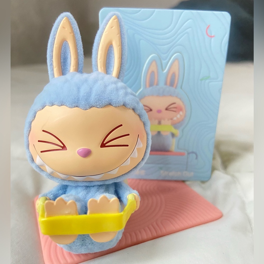 POP MART LABUBU LAZY YOGA STRETCH OUT POSE FIGURINE! 100% AUTHENTIC NEW OPEN BOX